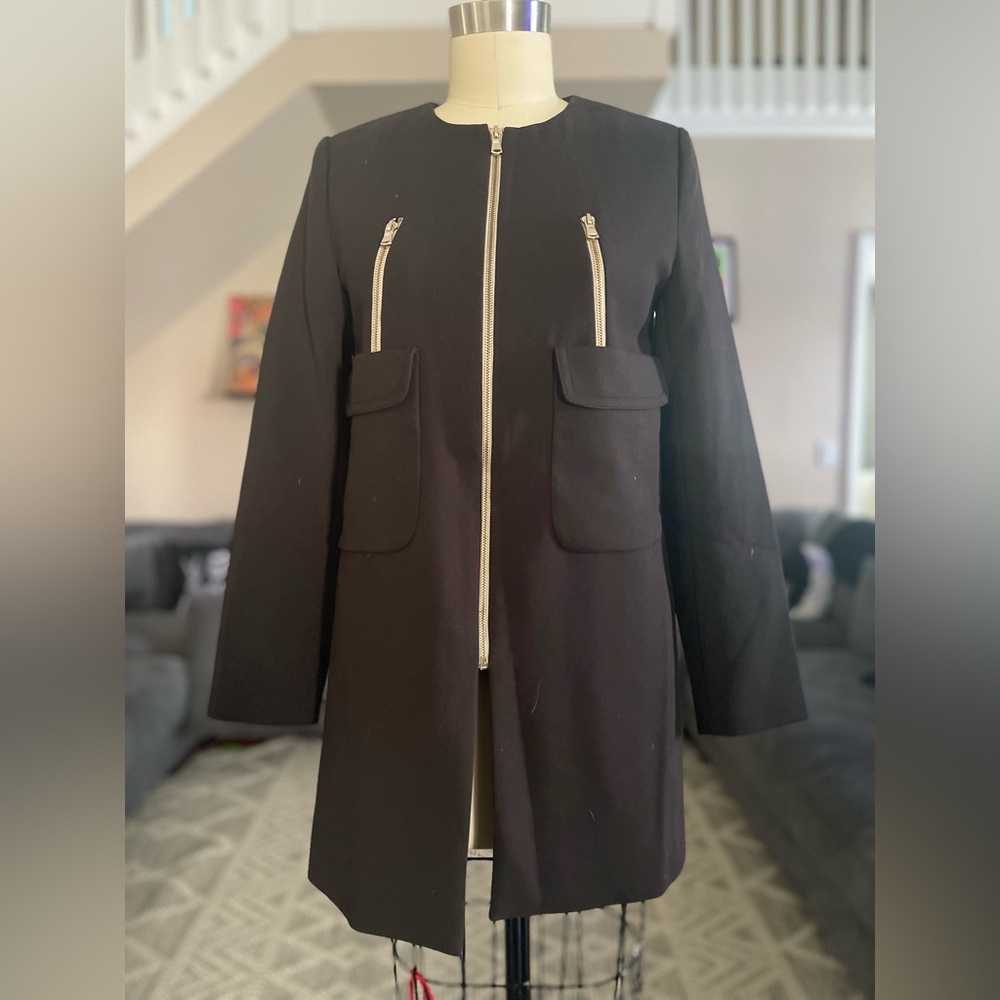 Metaphor Elegant Black Outerwear
